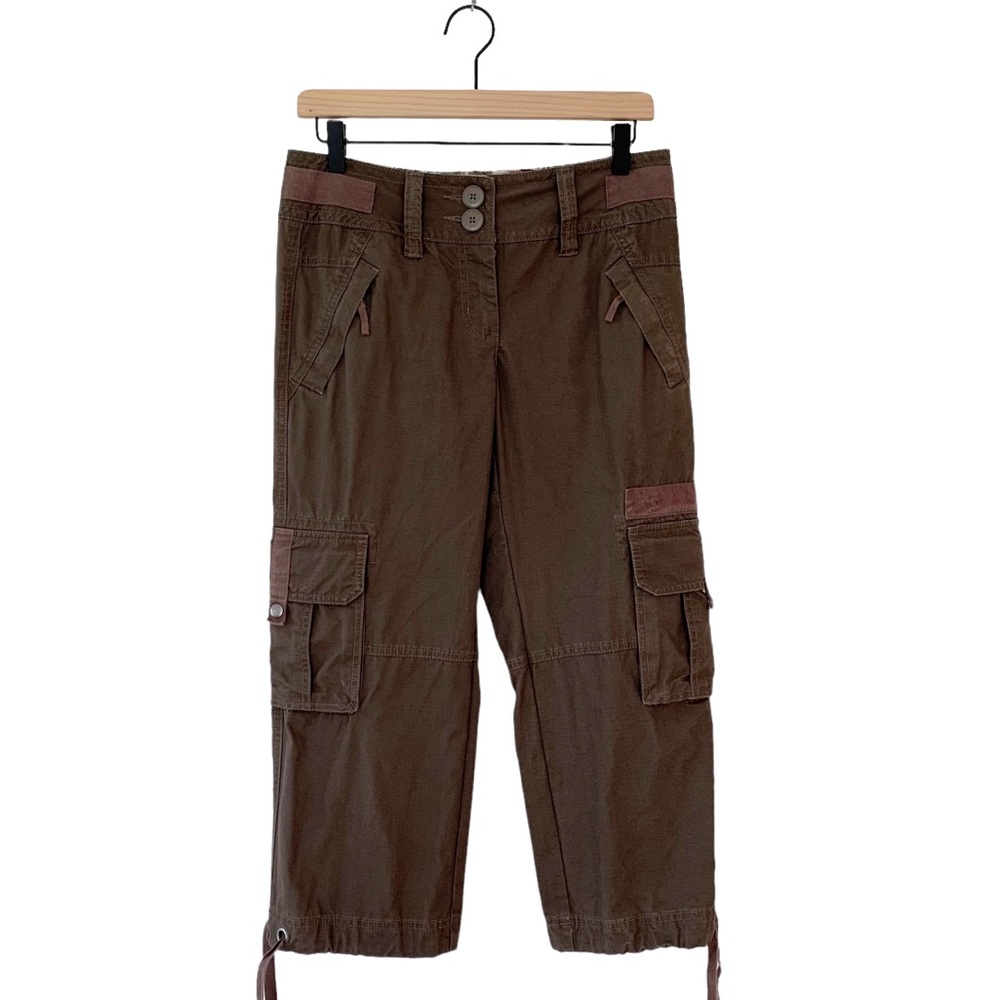 Cabi Driftwood Ripstop Cargo Crop Pants